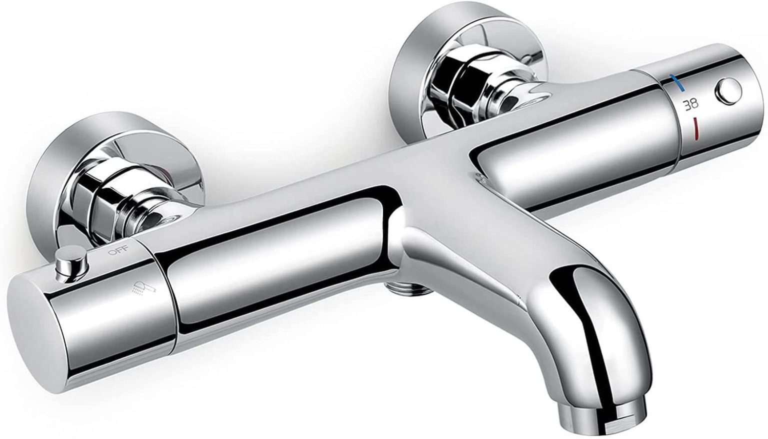 Mitigeur Thermostatique Paffoni Equo Top EQS022CRNEW – Bain/douche, Chromé
